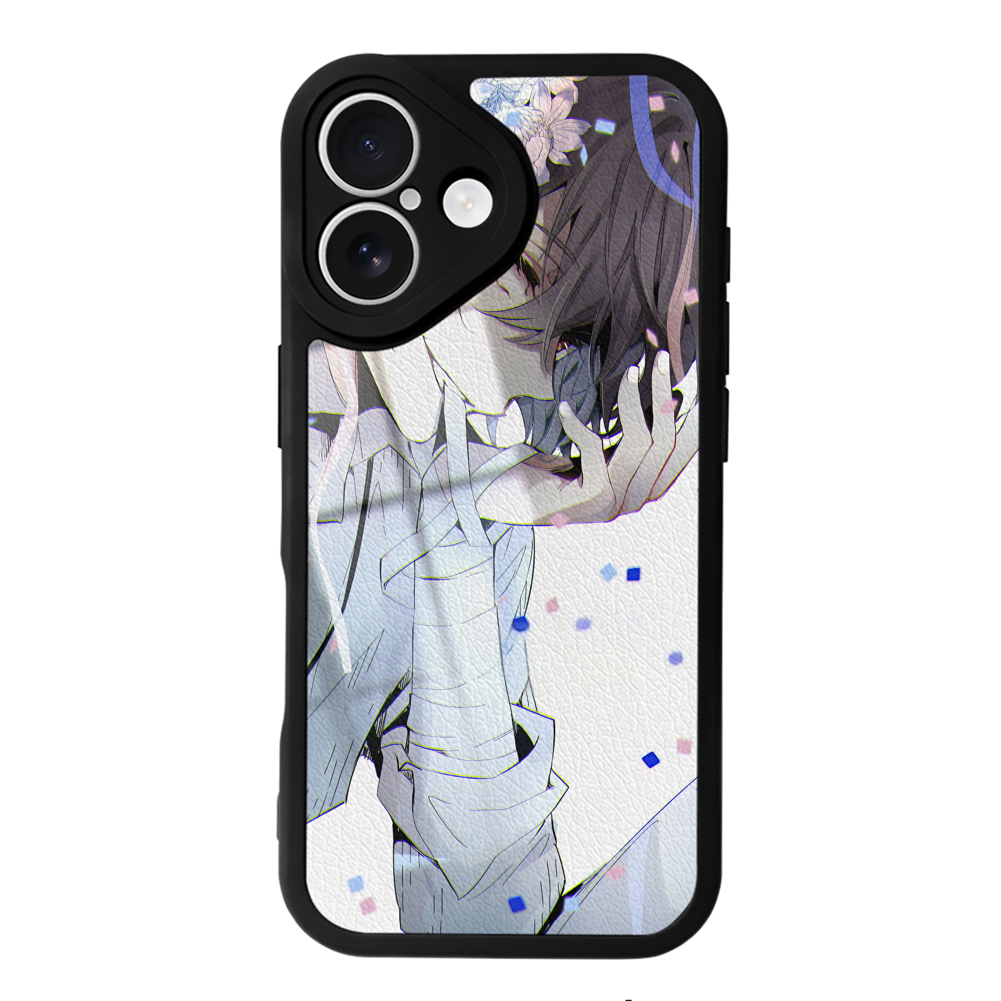（画像用） 文豪ストレイドッグス Bungo Stray Dogs 【iPhone 16シリーズ対応】シリコンスマホケース（レザー調） 材質：シリコン
